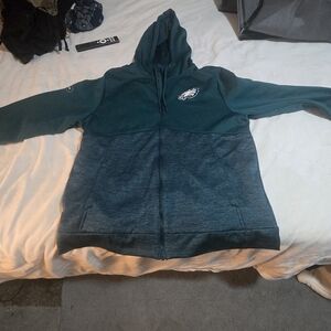 Under Armour Philadelphia Eagles Warm Zip Up Hoodie. Size XL New Without Tags